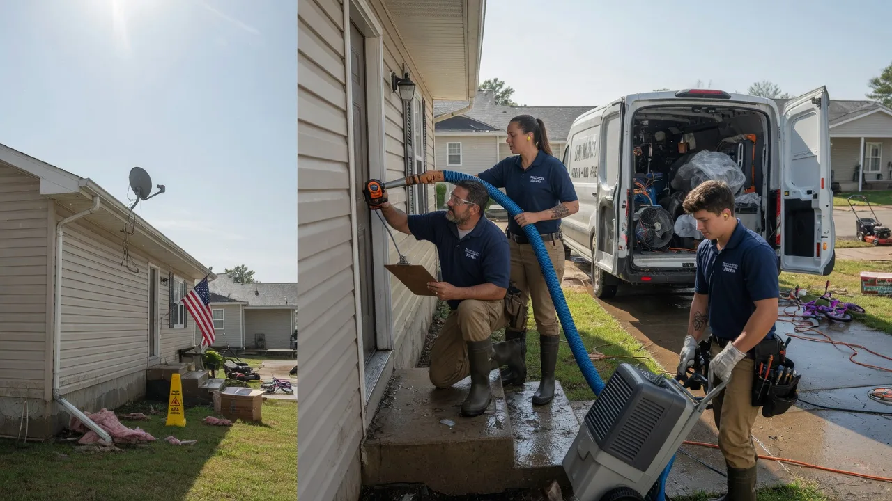 Ceiling Water Damage Restoration in Columbia, KY near me